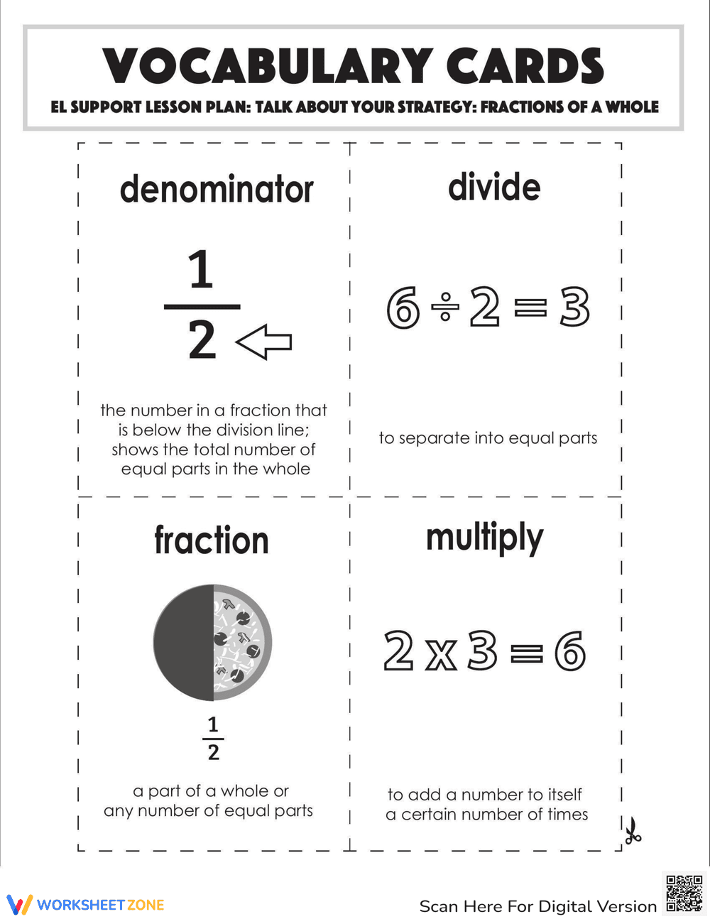 Discussing Fractions of a Whole Strategy - Page 1