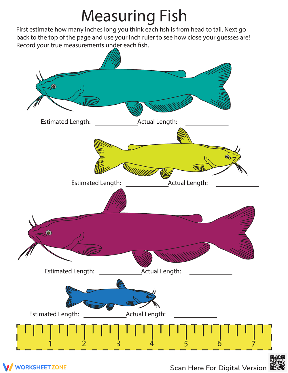 Measuring Length of Fish - Page 1