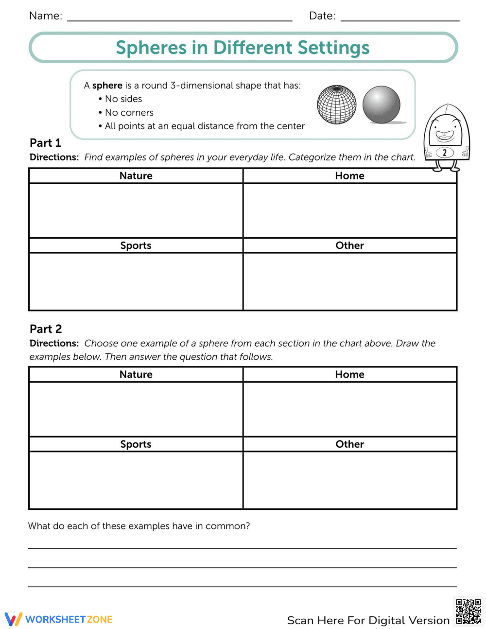 Exploring Spheres in Various Settings - Page 1