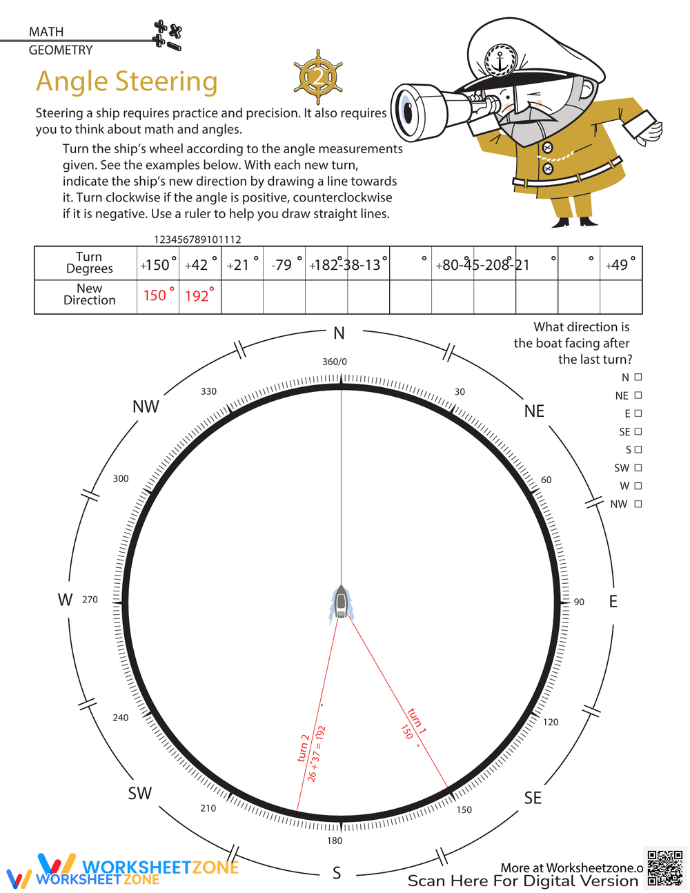 Angle Steering: Geometry Angles - Page 1