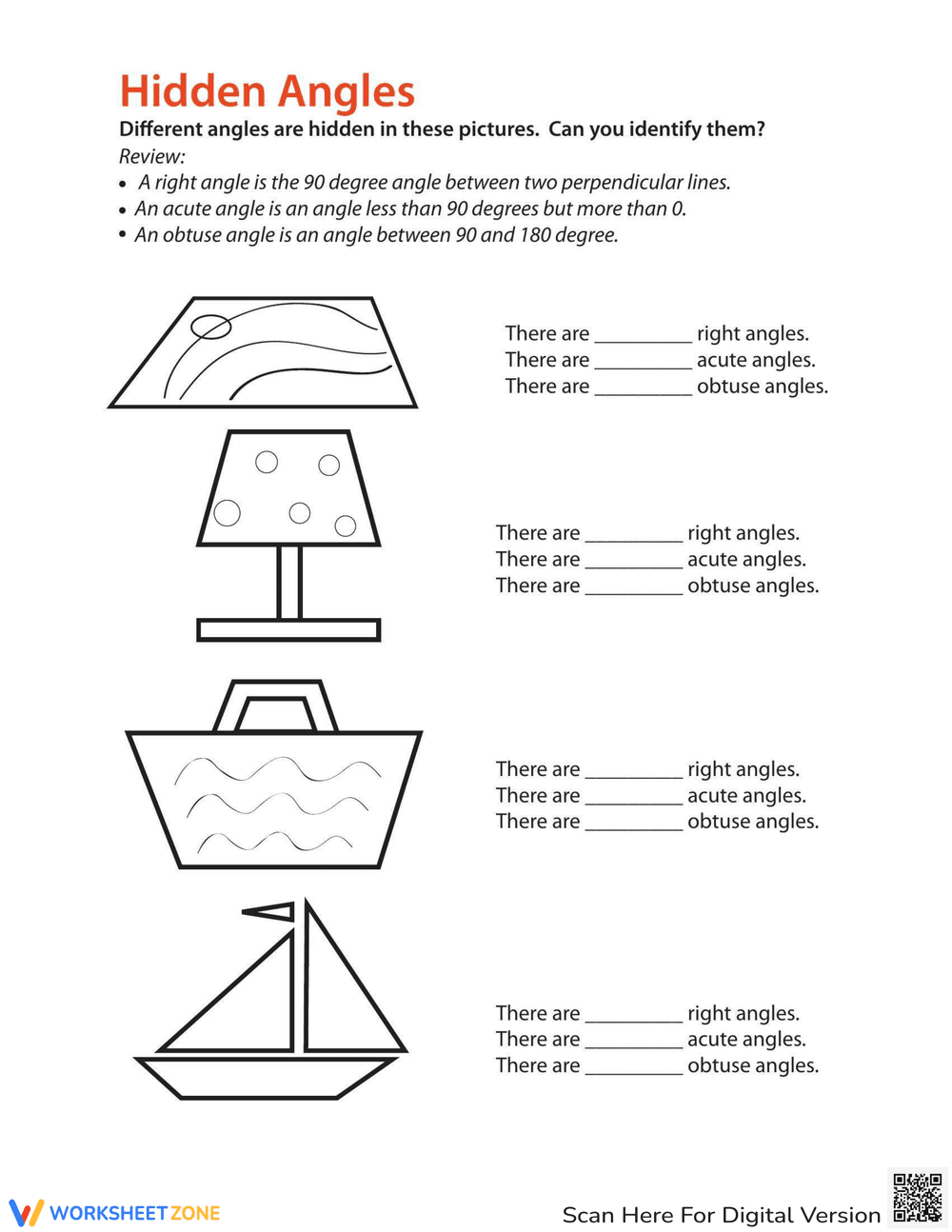 Identifying Angles - Page 1