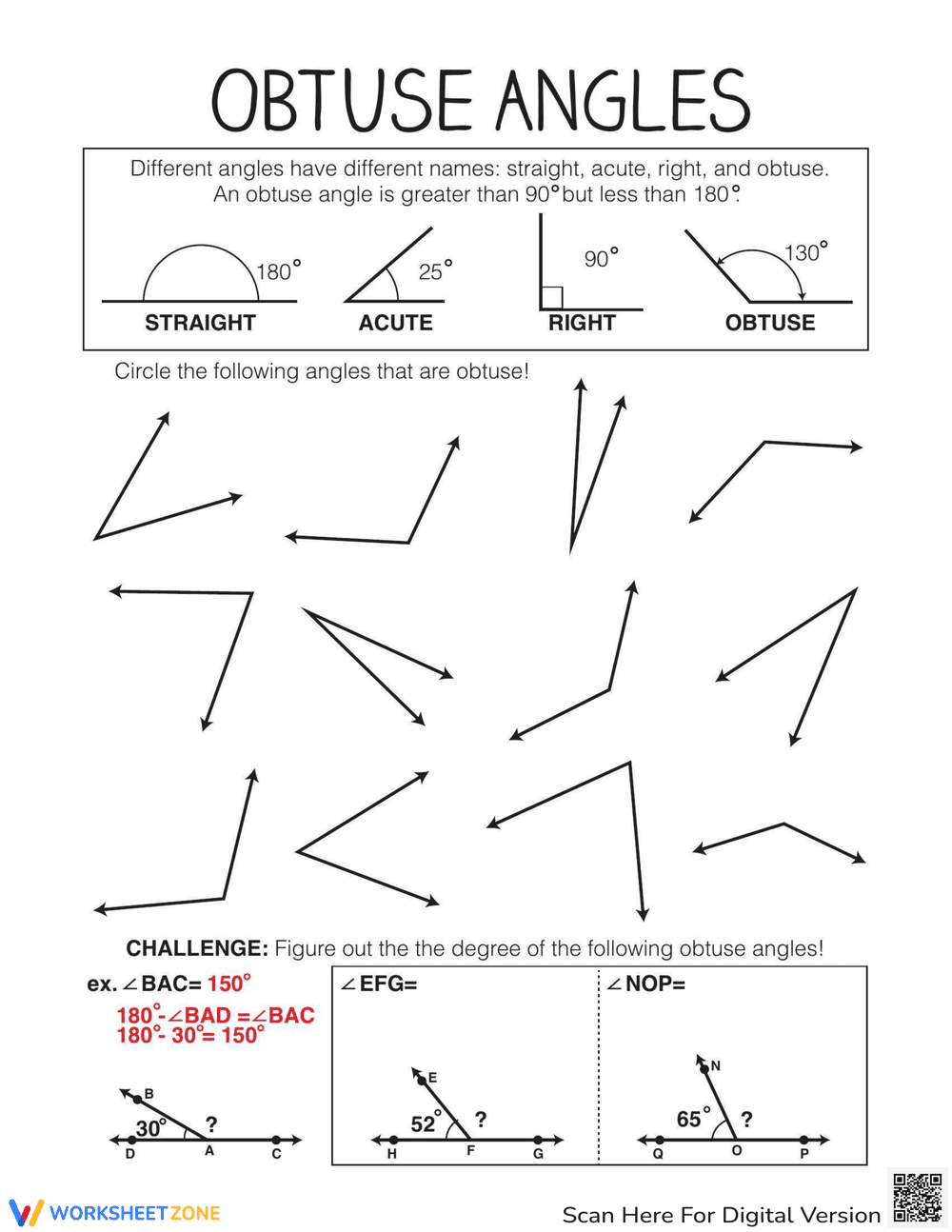 Obtuse Angle Definition - Page 1