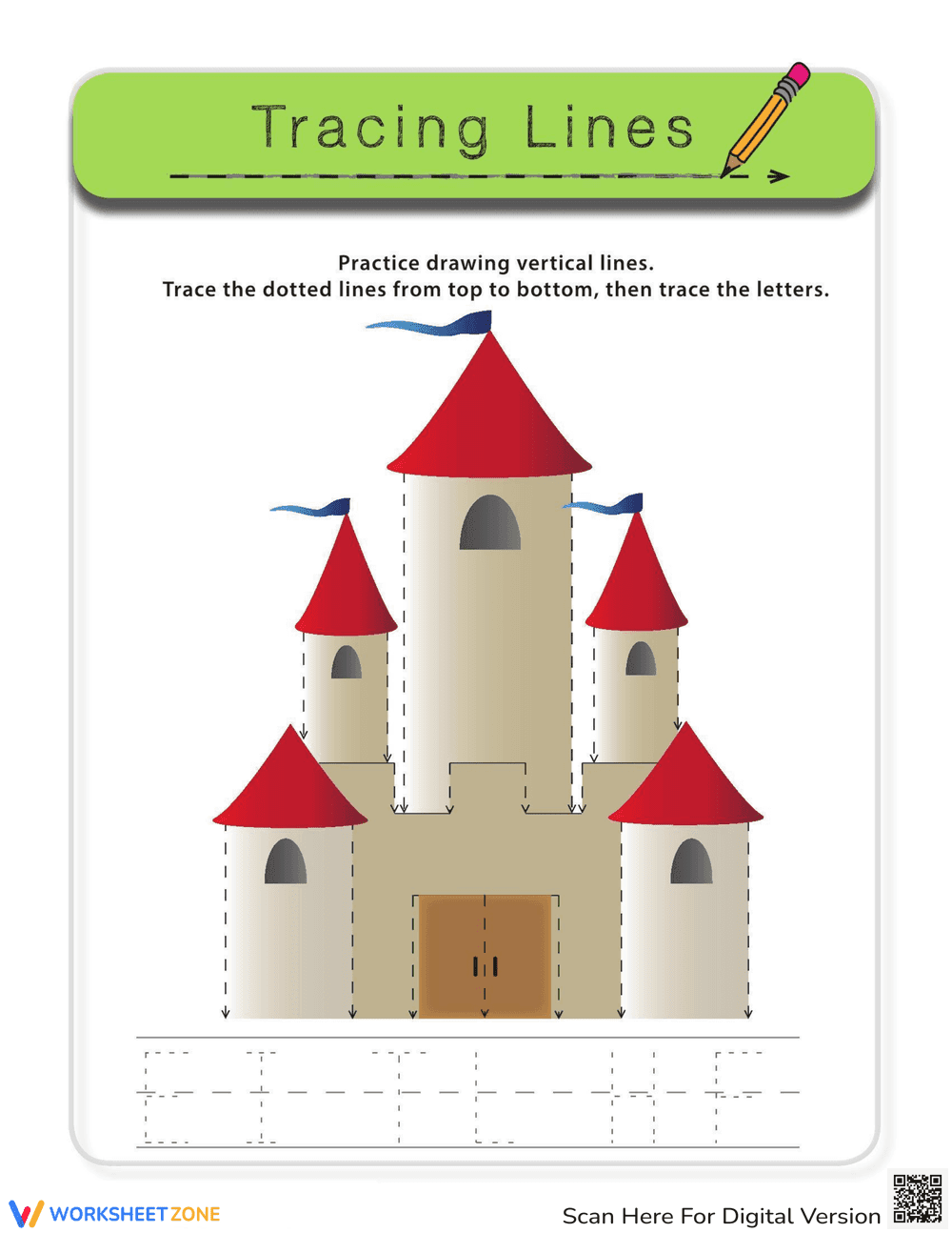 Drawing Vertical Lines - Page 1