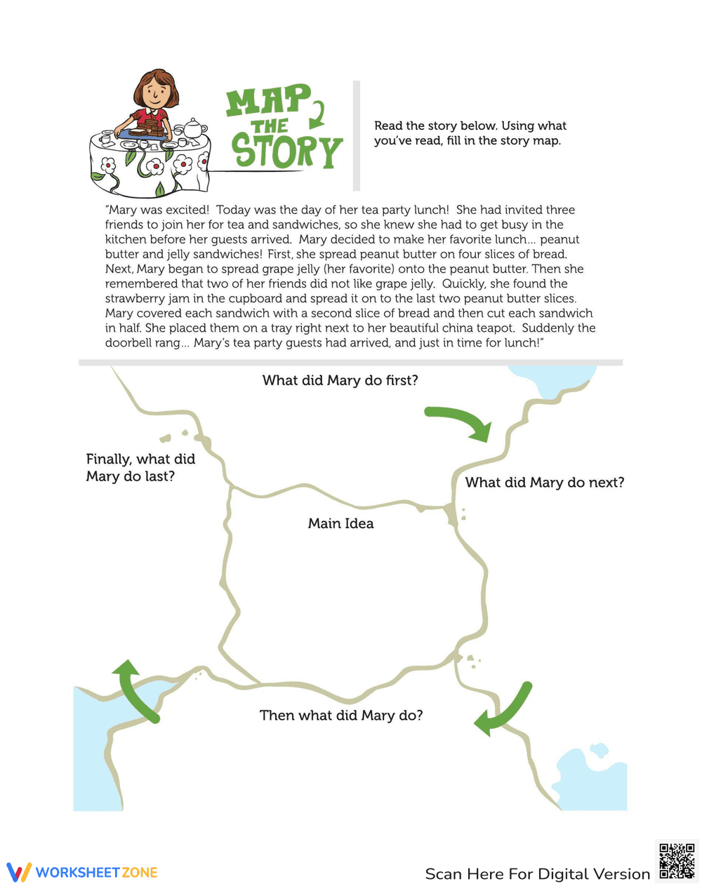 Map the Story Worksheet - Page 1