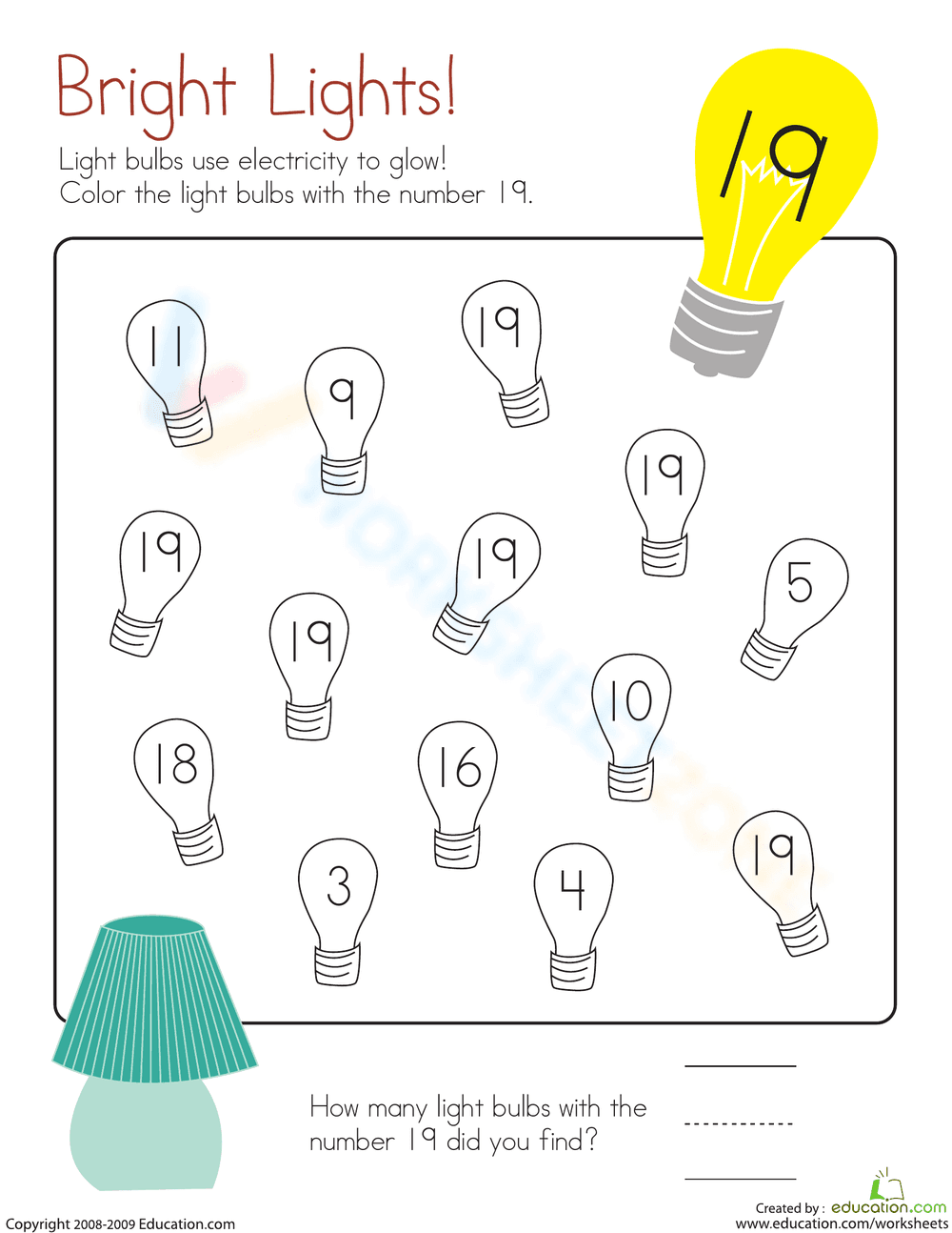 Fun Coloring Page for Kindergarten - Page 1