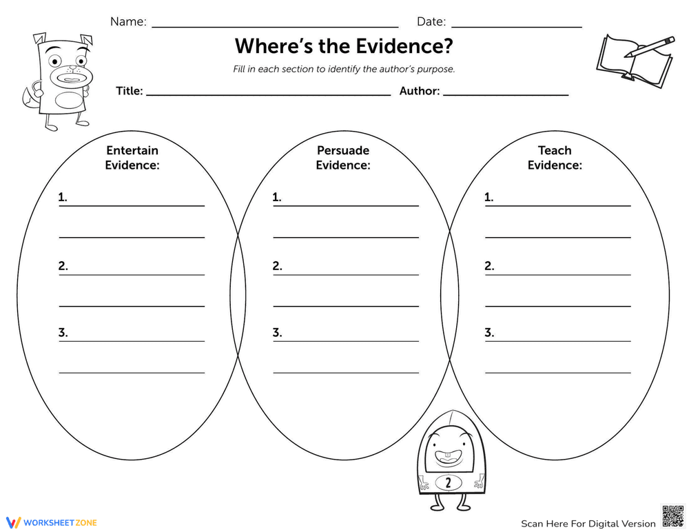 Find the Evidence: Reading Comprehension - Page 1