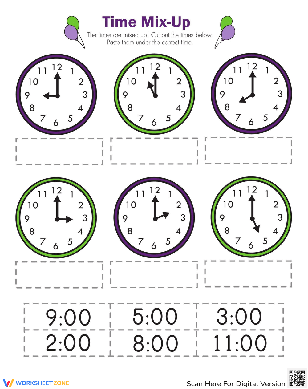 Time Mix-Up: Ordering Events in Chronological Order - Page 1