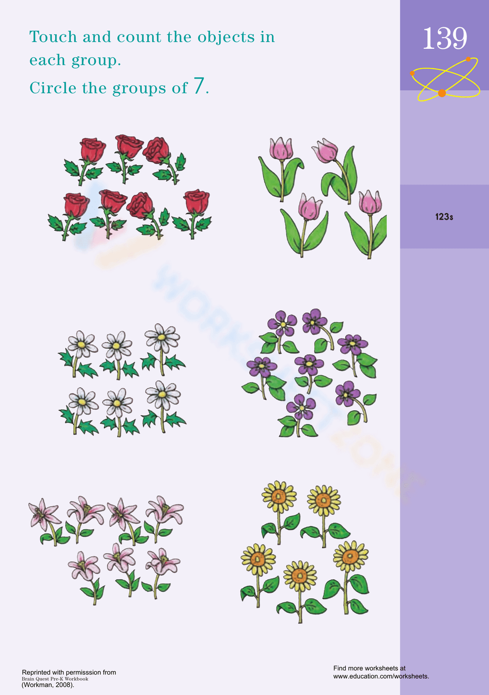 Number Netting Math Worksheet - Page 1