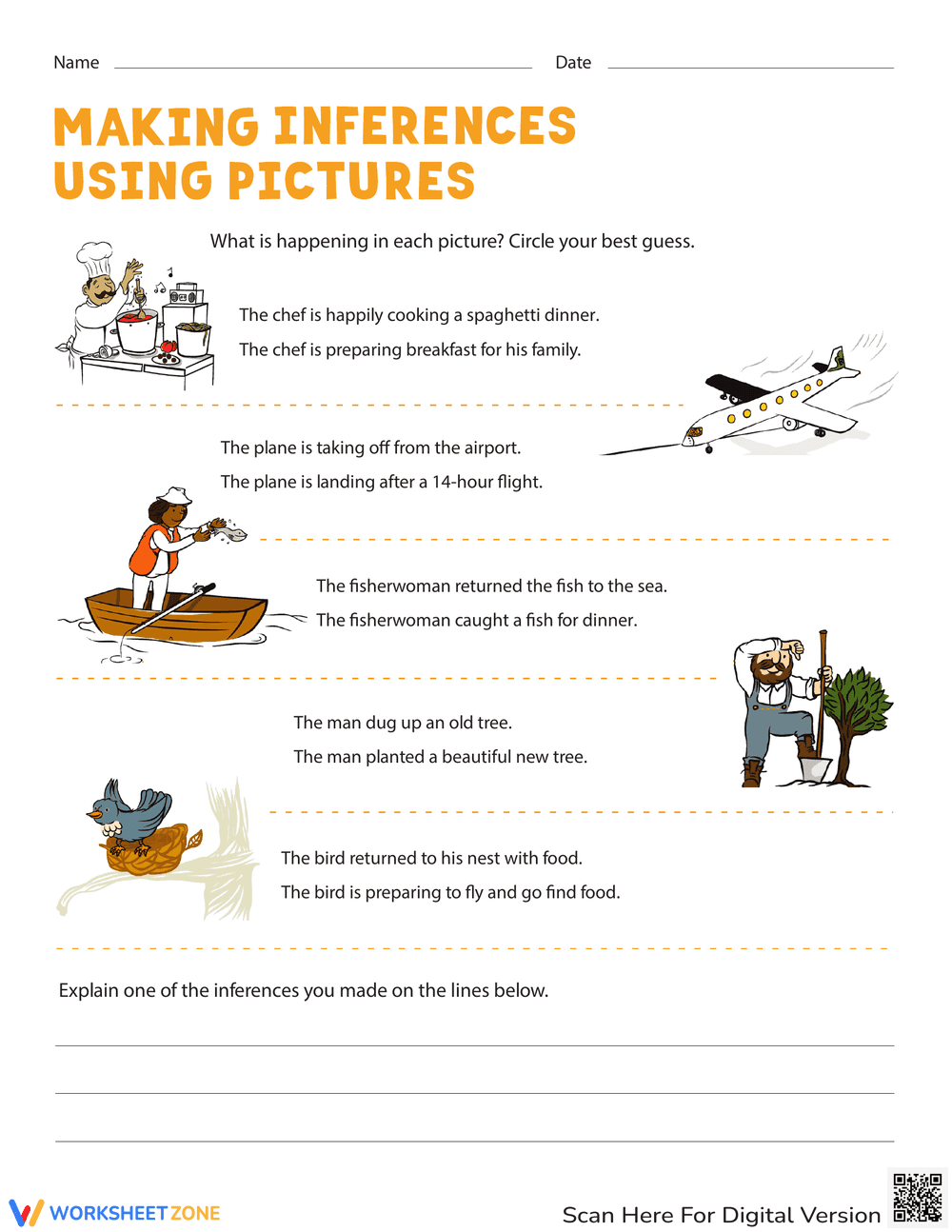 Making Inferences: Picture-Based Learning Fun - Page 1
