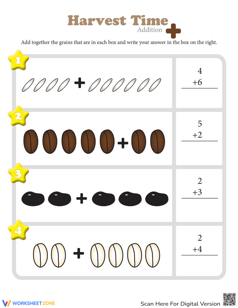 Addition Practice: Improve Math Skills - Page 1