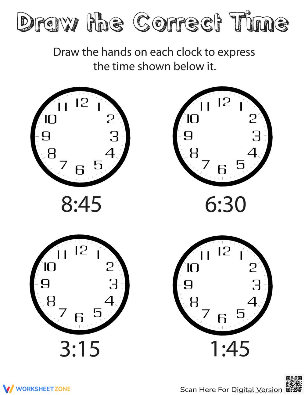 Draw the Time - Page 1