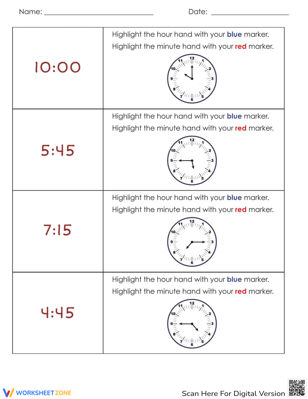 Telling Time: Practice and Master - Page 2