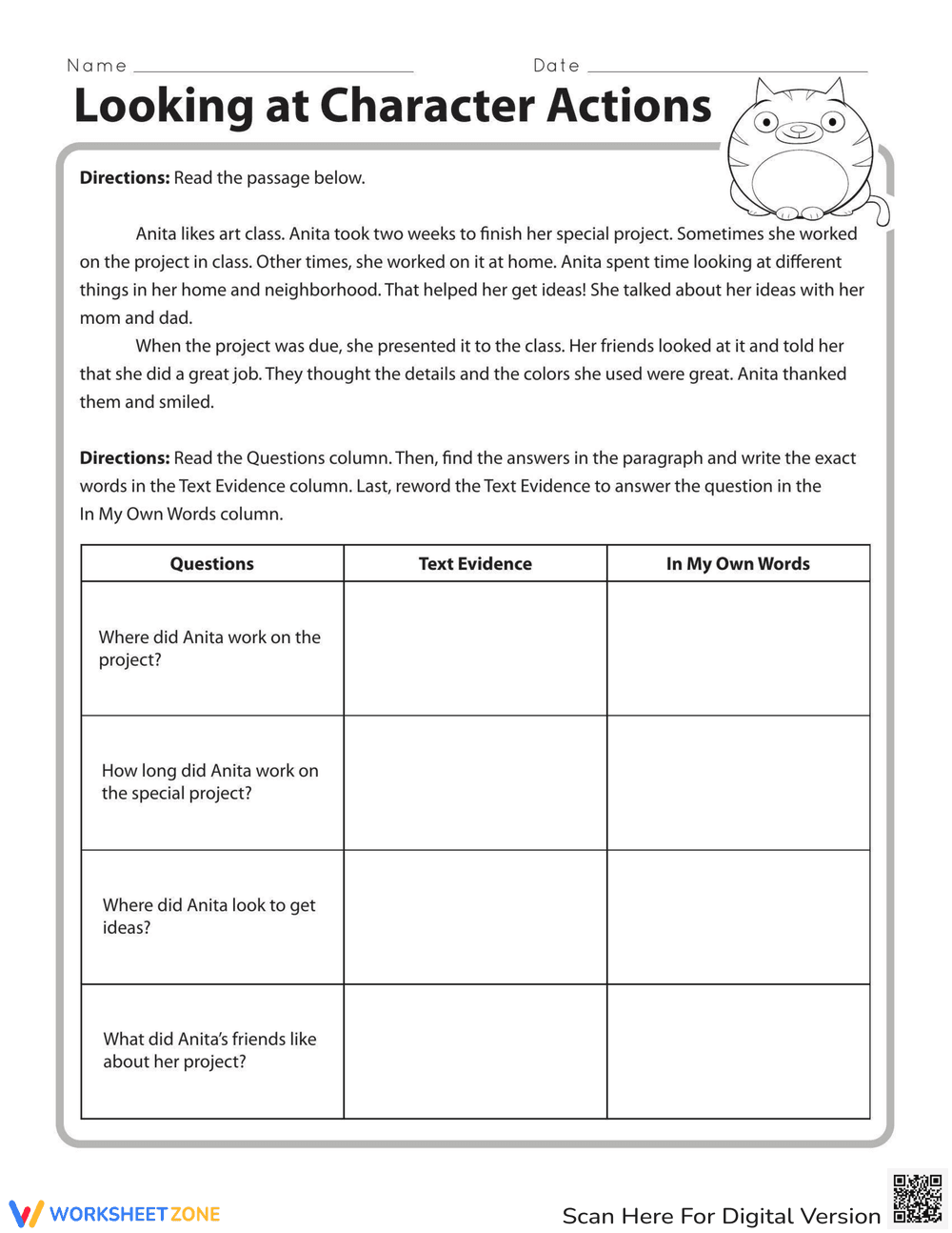 Looking at Character Actions Analysis - Page 1