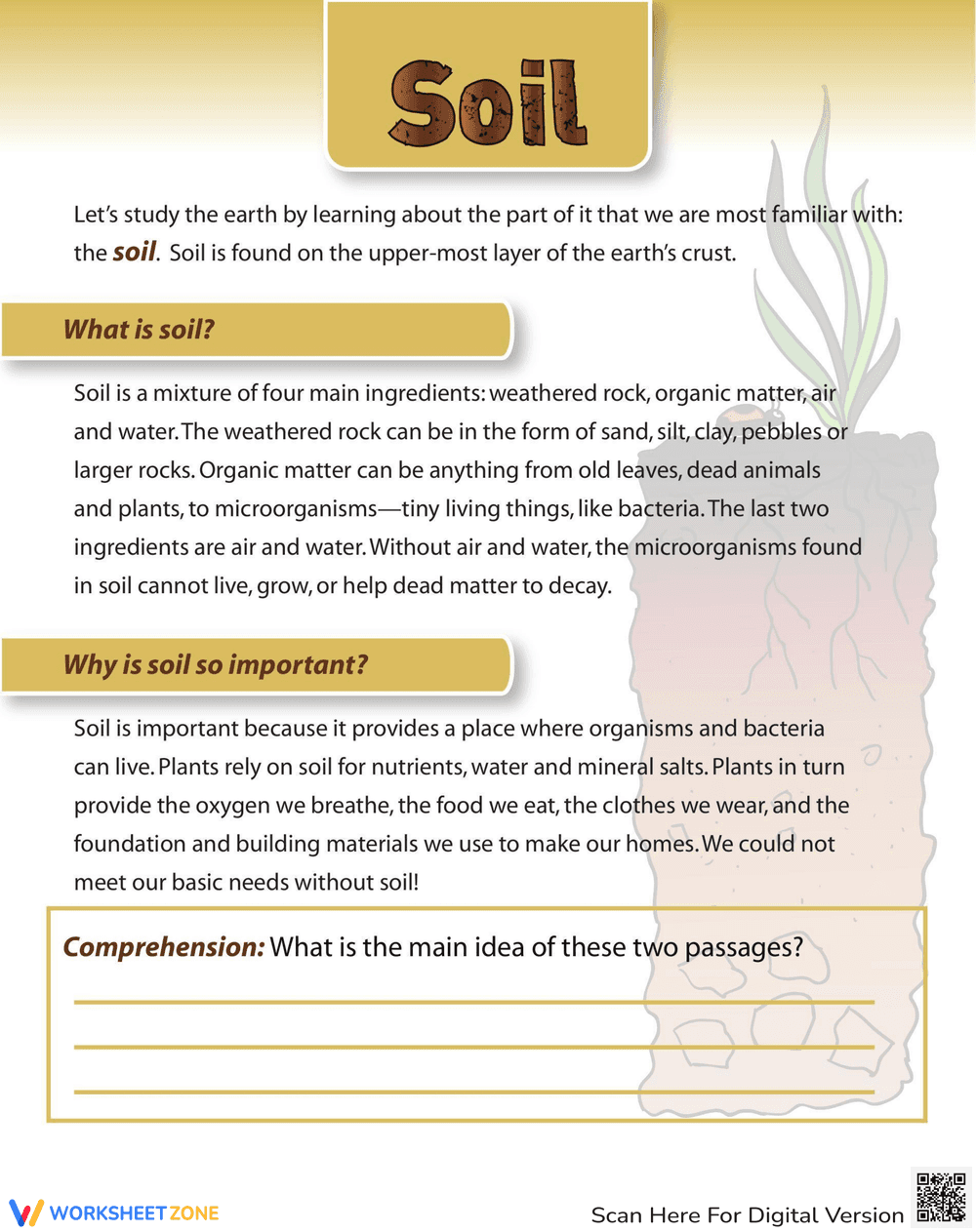 Exploring Soil: Understanding What Is Soil - Page 1