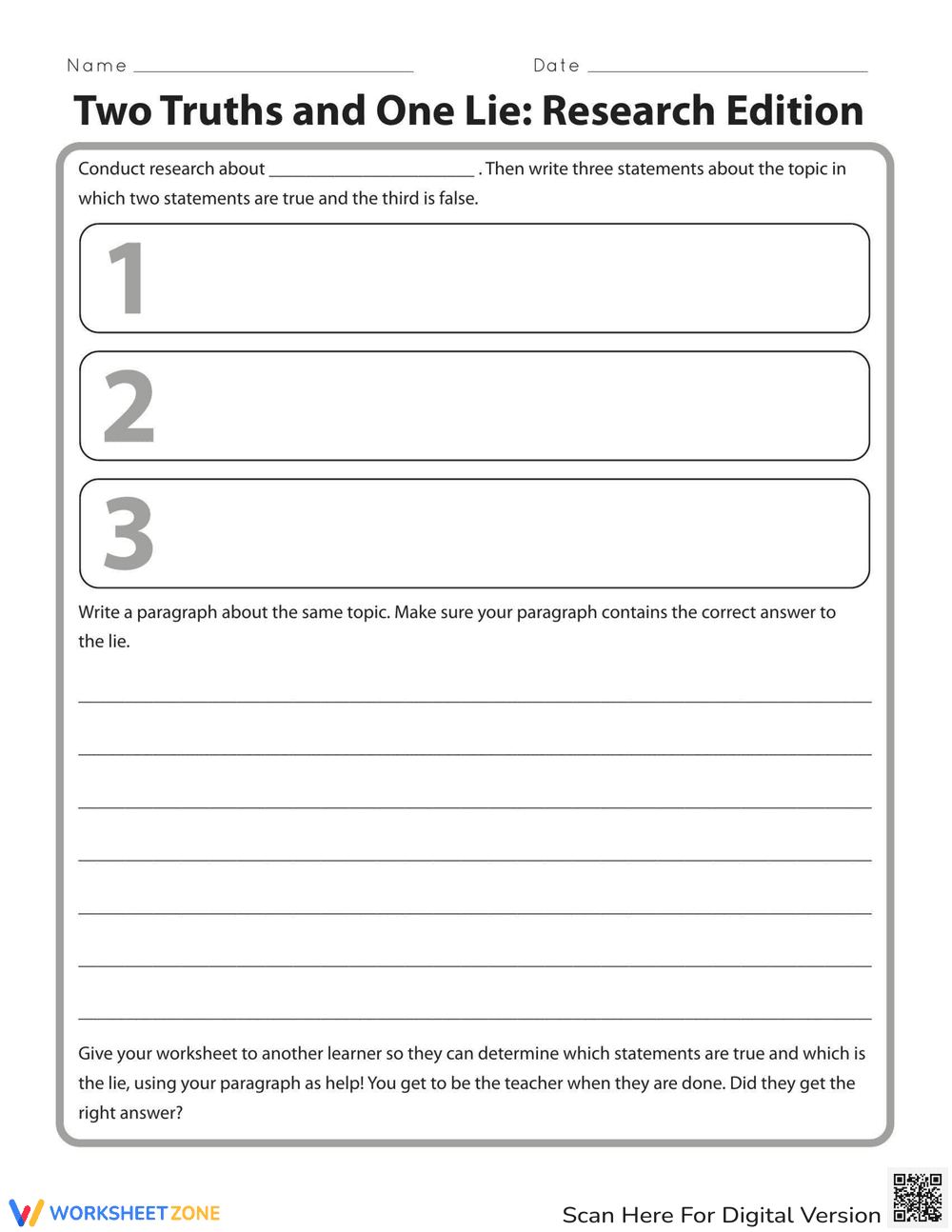 Two Truths and One Lie: Research Edition - Page 1