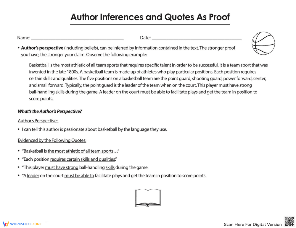 Author Inferences and Quotes as Proof - Page 1
