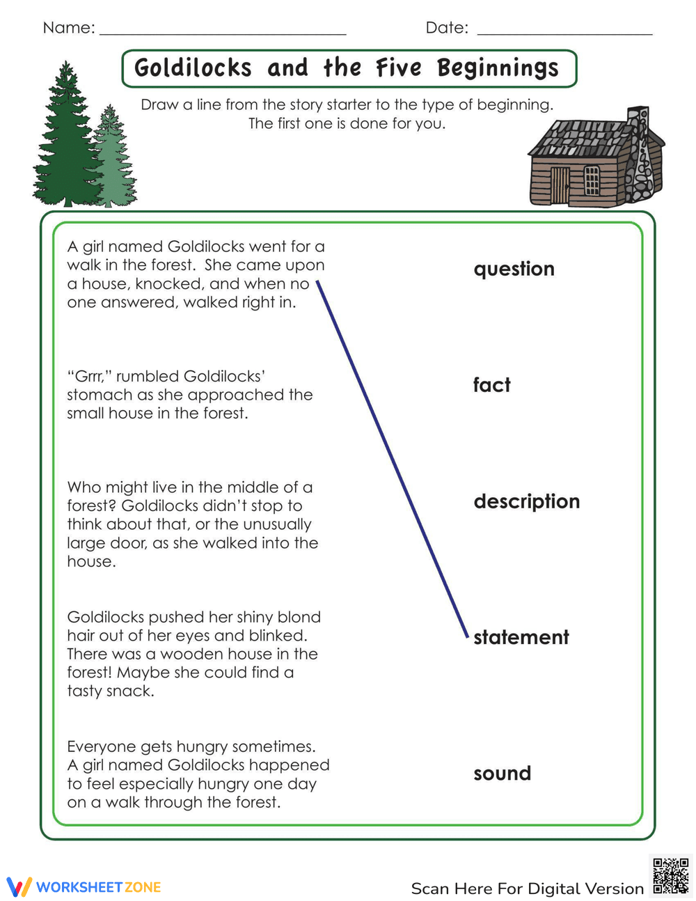 Goldilocks and the Five Beginnings - Page 1