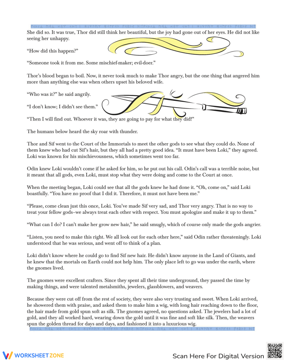 Norse Myths: Sif's Golden Hair - Page 2