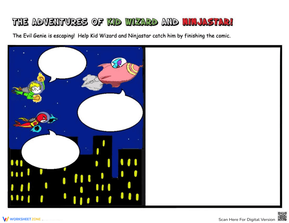 Finish the Comic Worksheet - Page 2
