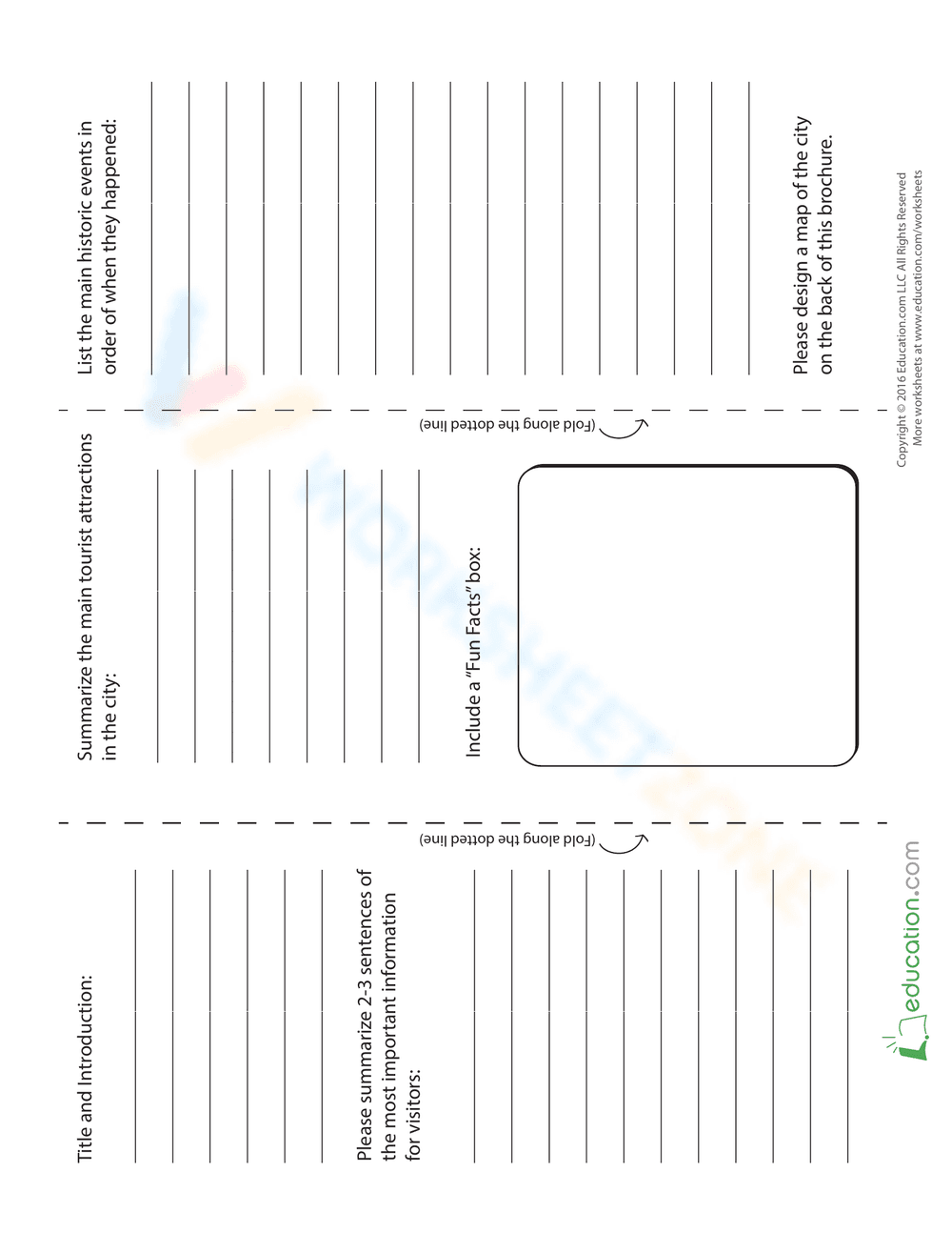 Create a Travel Brochure: Tokyo Worksheet - Page 2