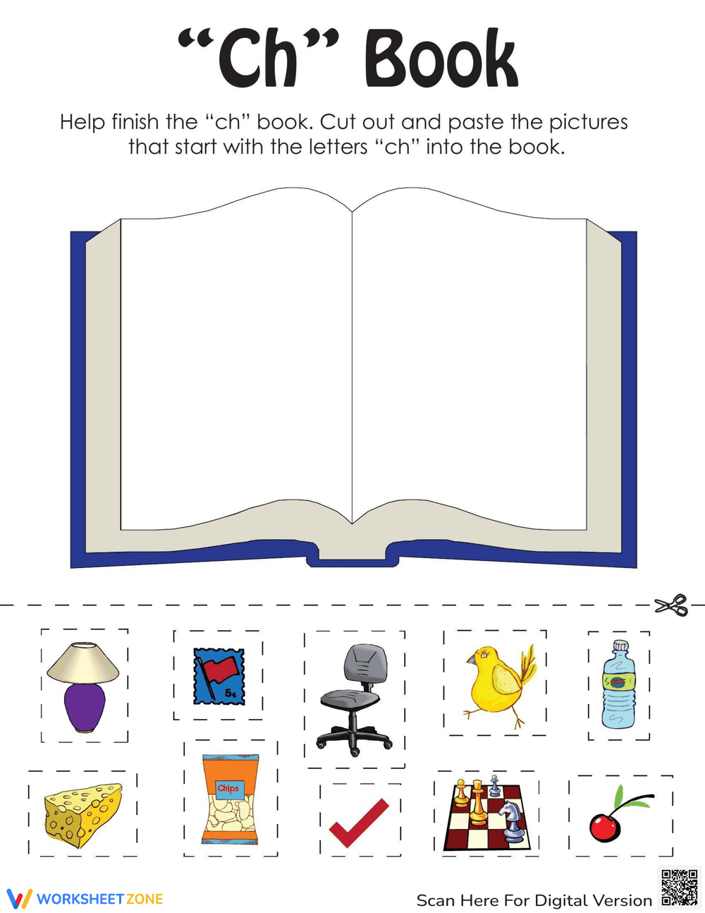 "Ch" Words: A Word Family Book - Page 1