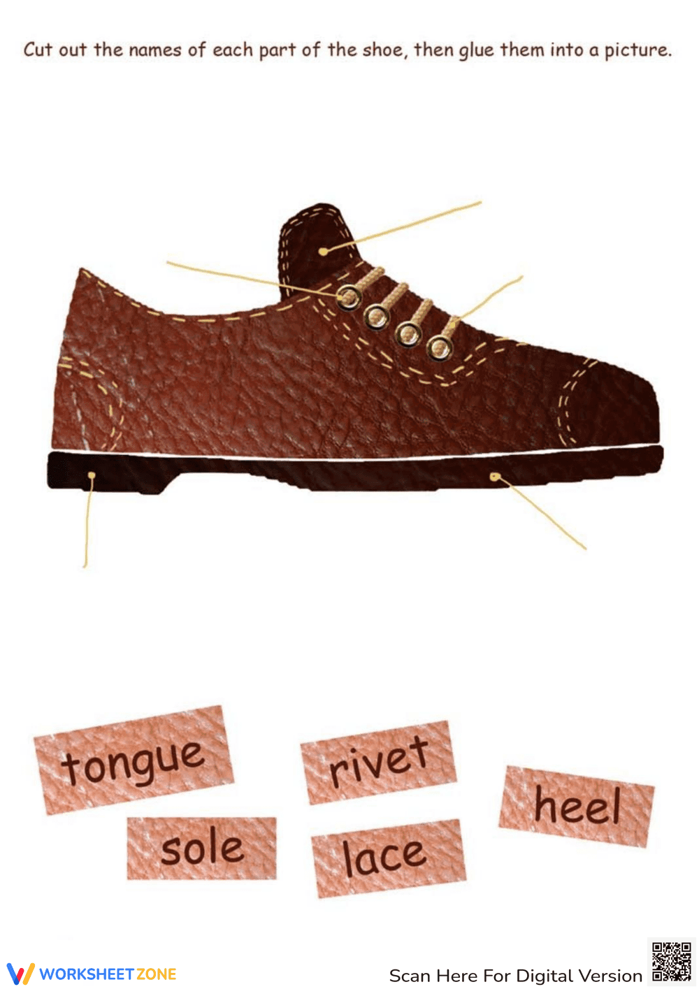 Parts of Clothes: Shoe - Page 1