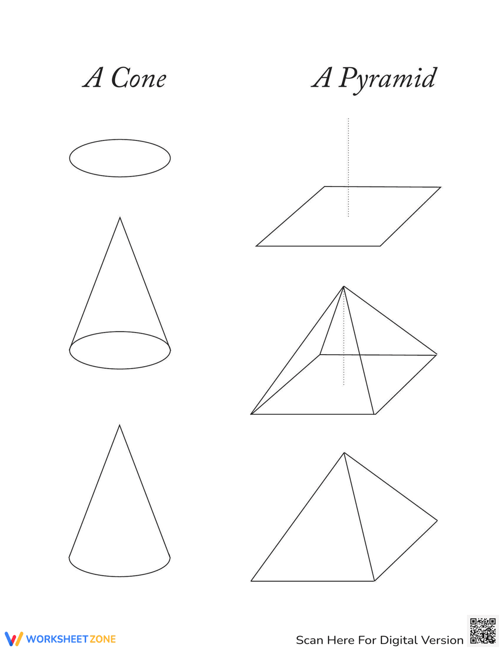 Exploring 3-Dimensional Shapes Worksheet - Page 2