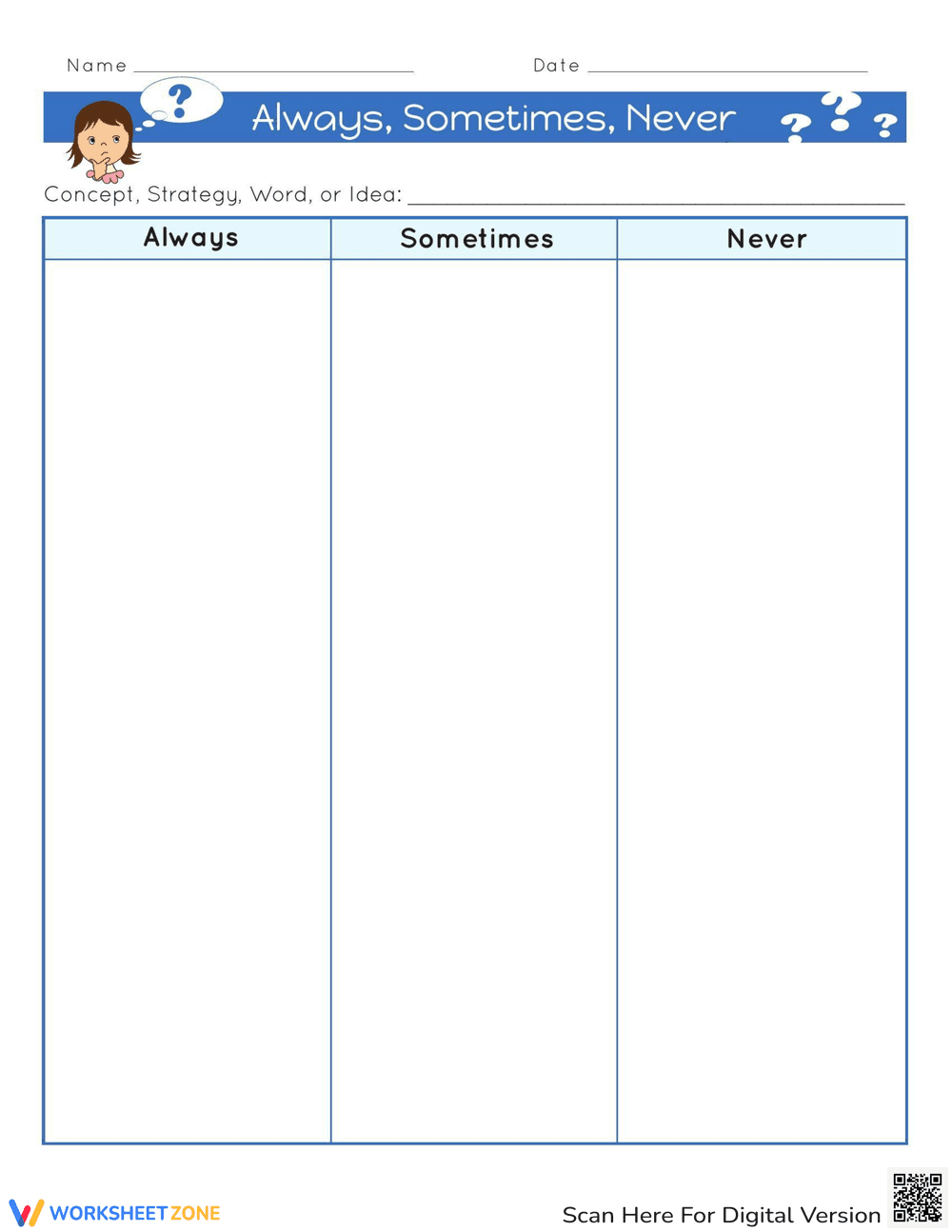 Always, Sometimes, Never - Page 1