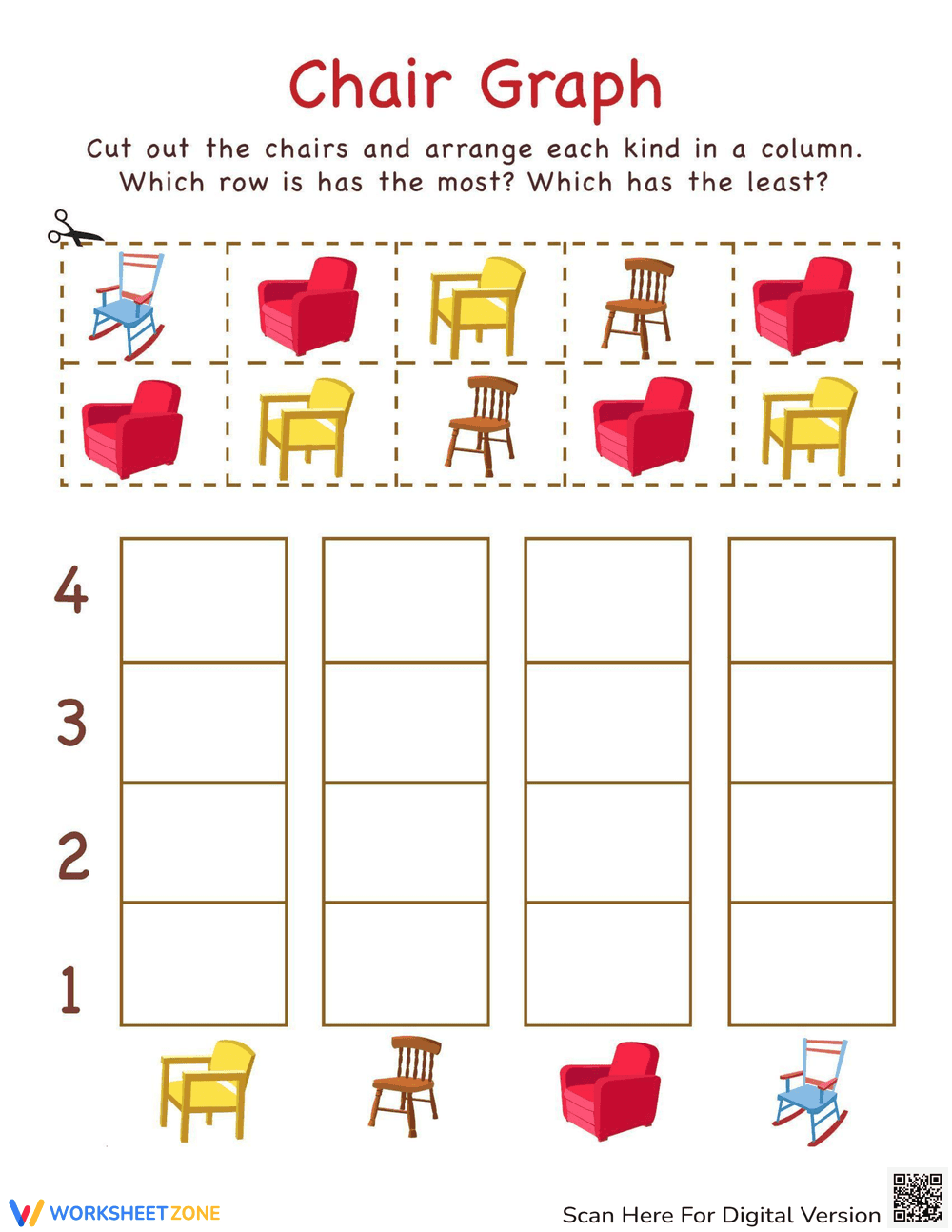 Cut Out Graph Chairs - Page 1