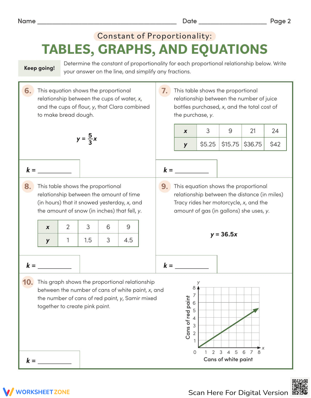 Proportionality Constant Exploration - Page 2