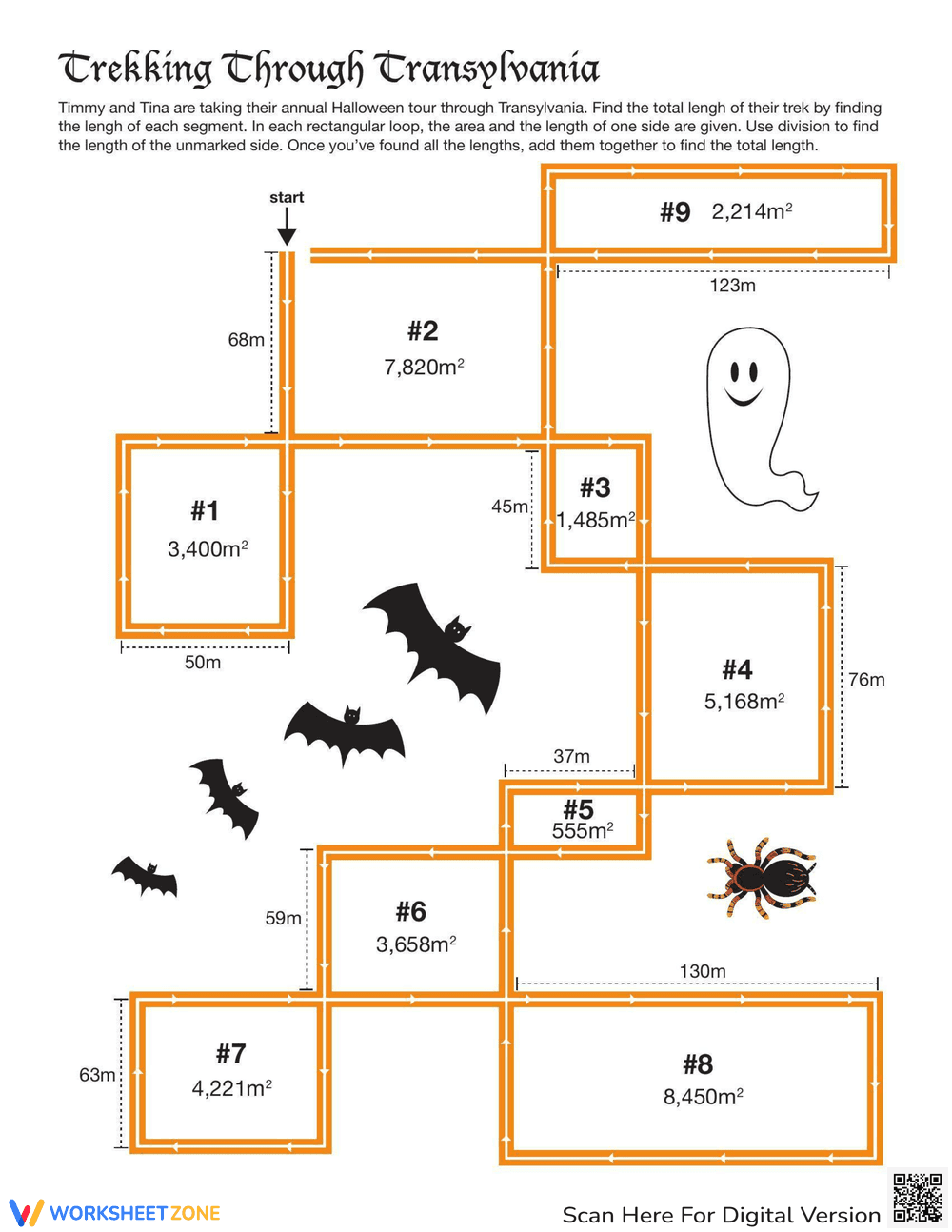 Transylvania Math Tour Worksheet - Page 1