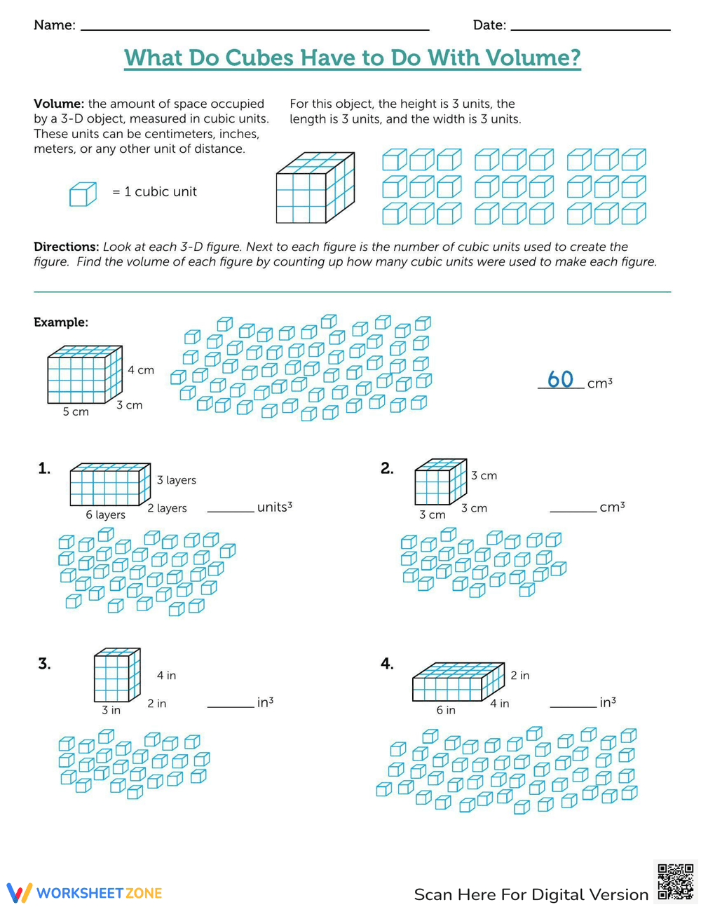 What Do Cubes Have to Do With Volume? - Page 1