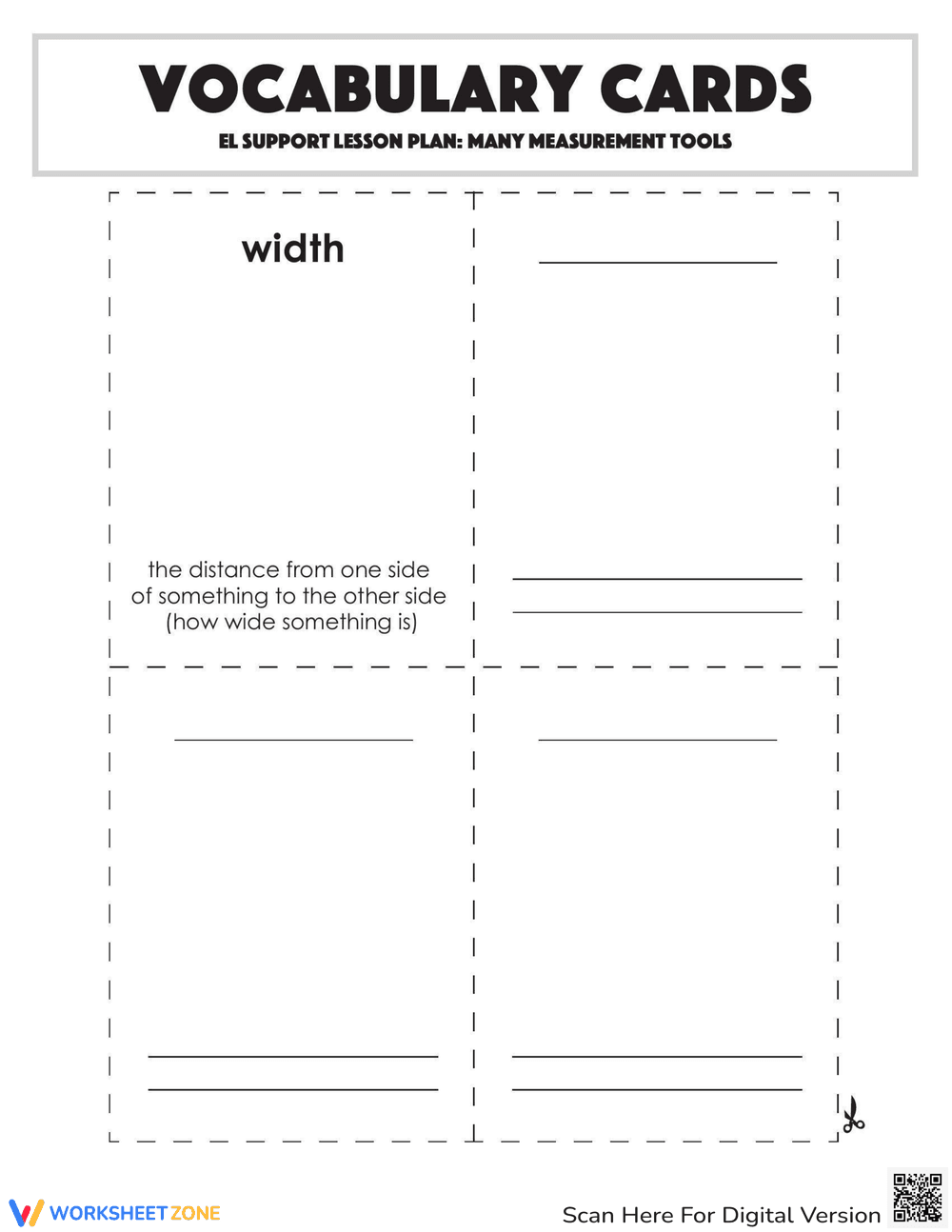 Vocabulary Cards: Many Measurement Tools - Page 3