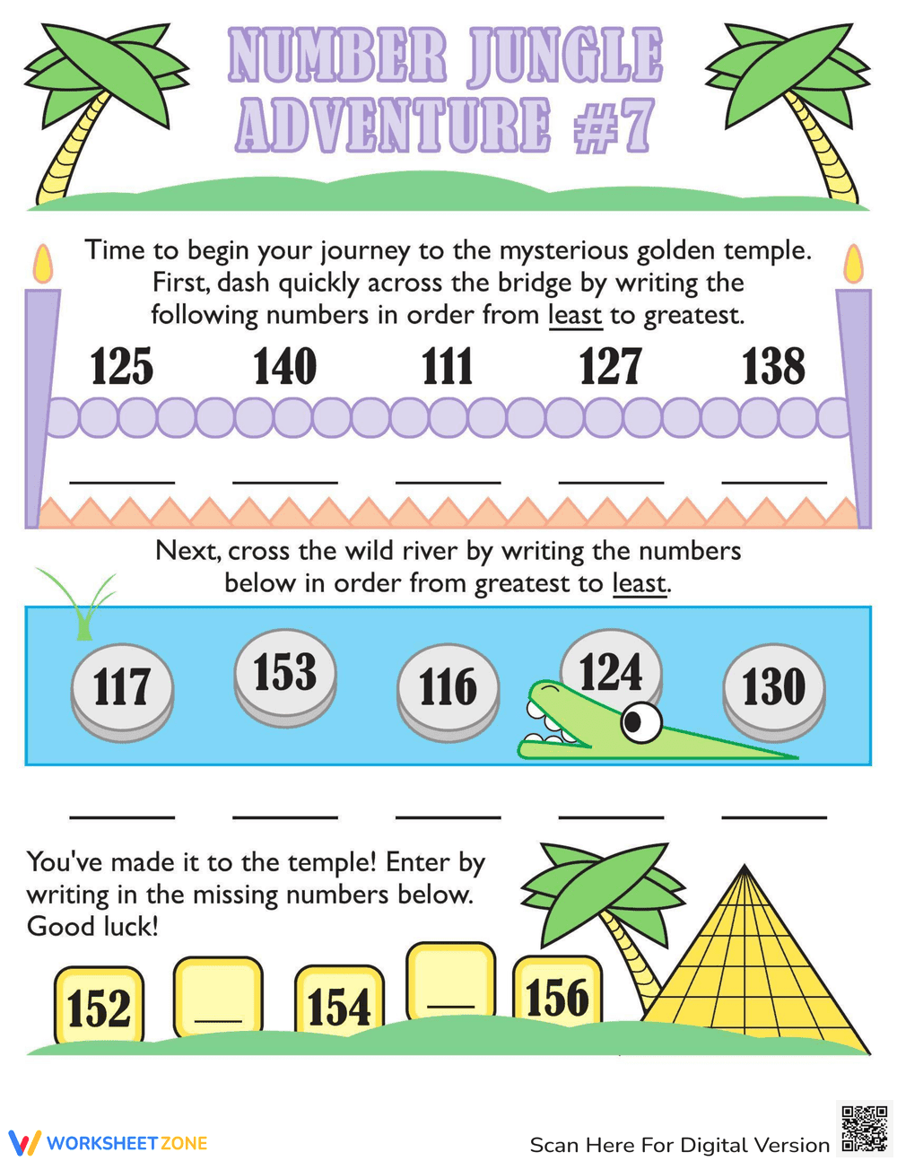Putting Numbers in Order: Practice Sequencing Skills - Page 1