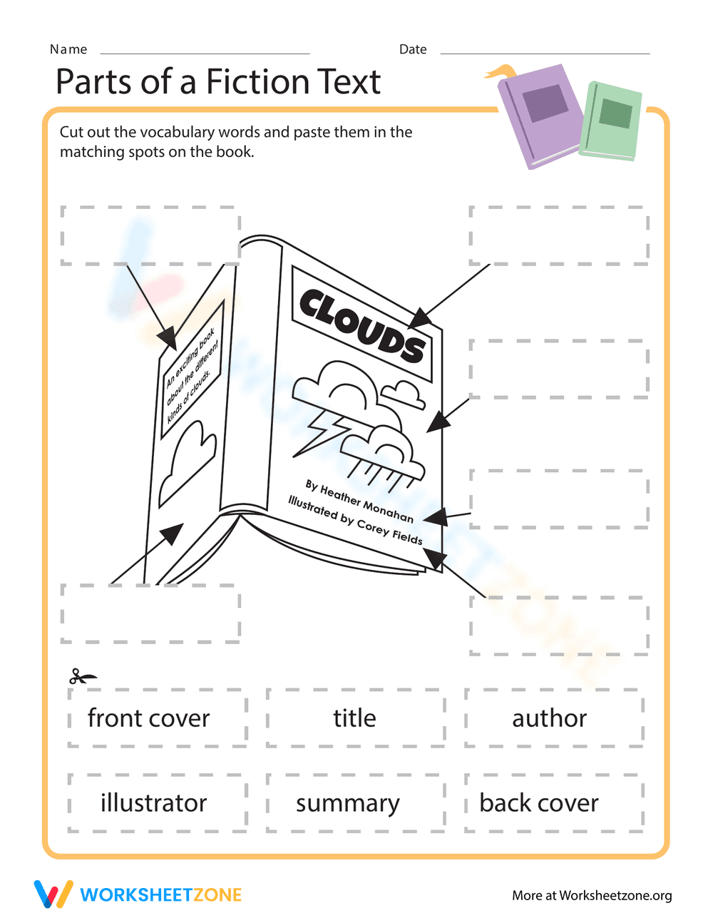 Parts of a Fiction Text - Page 1