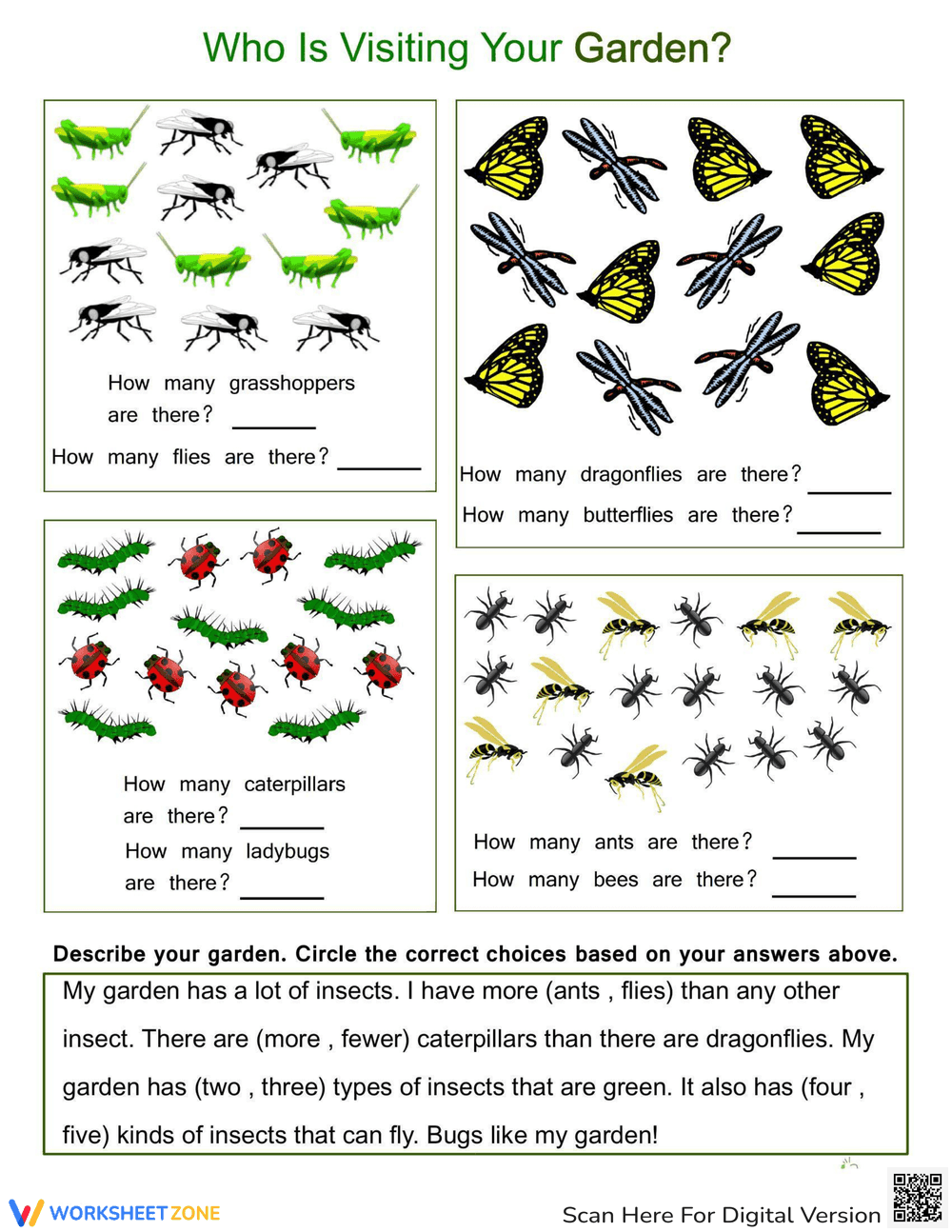 Fun Counting for Kids Worksheet - Page 1