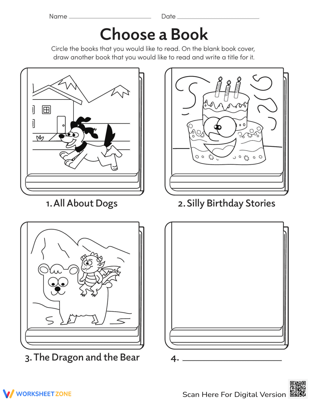 Choose a Book! - Page 1