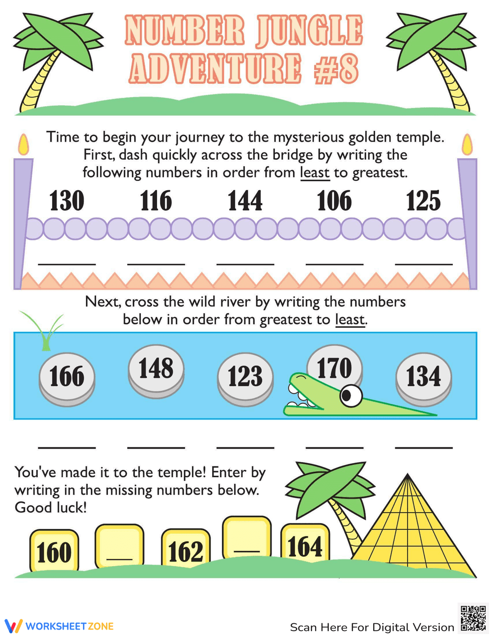 Putting Numbers in Order: Enhance Sequencing Skills - Page 1