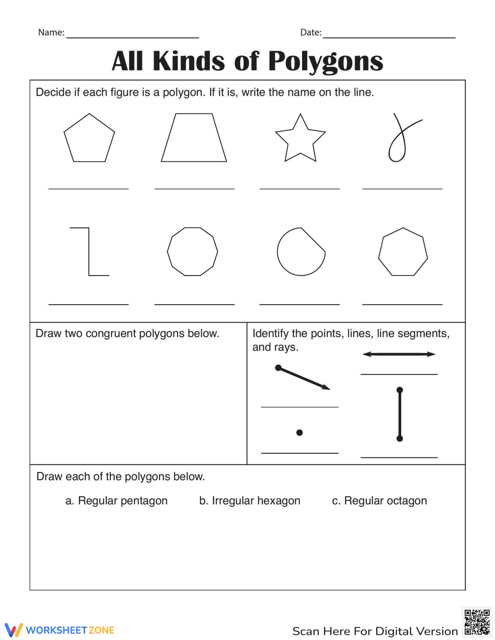 Explore All Kinds of Polygons - Page 1