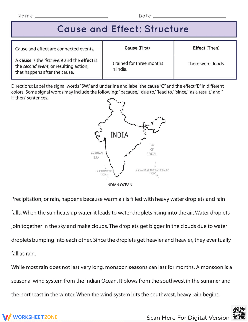 Understanding Cause and Effect Structure - Page 1