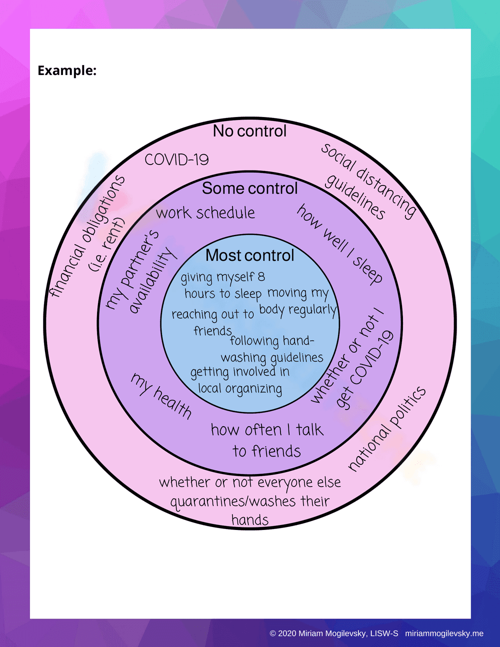 Define Your Circle of Control - Page 2