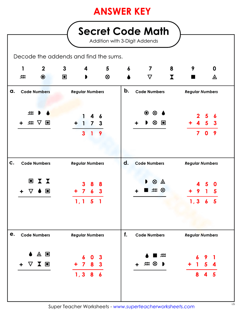 Secret Code Math - Page 2