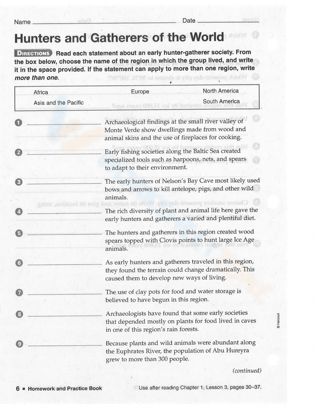 Discover Hunters and Gatherers of the World - Page 1