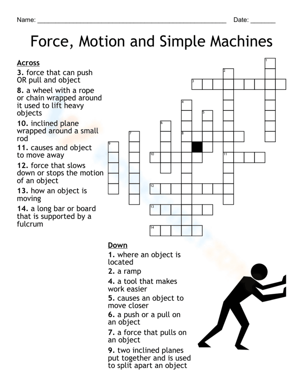 Force, Motion and Simple Machines - Page 1