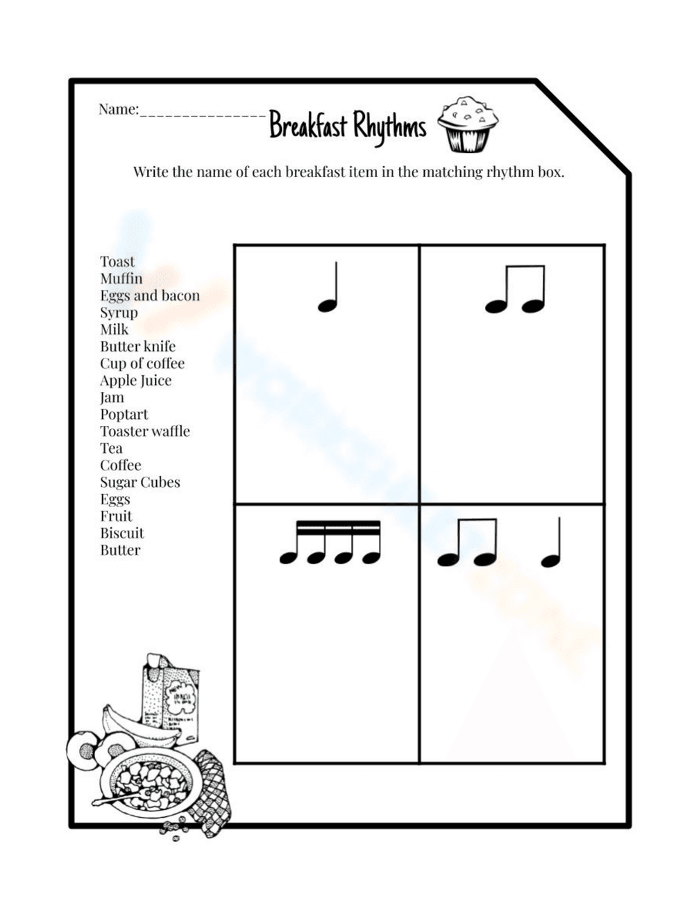 Breakfast Rhythm - Page 1