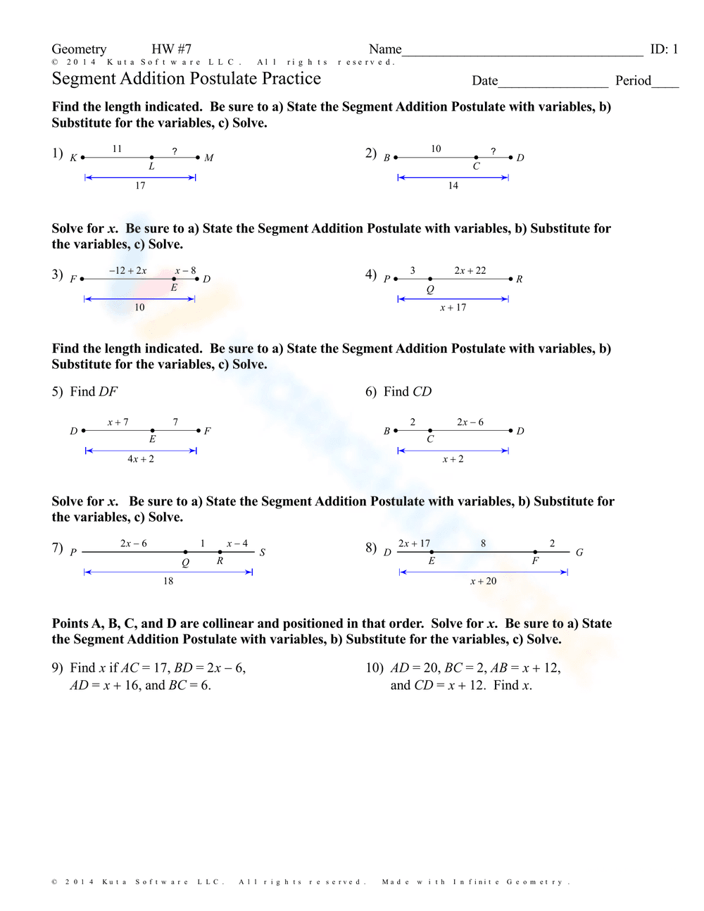 Understanding Segmentation Overlap Worksheet - Page 1
