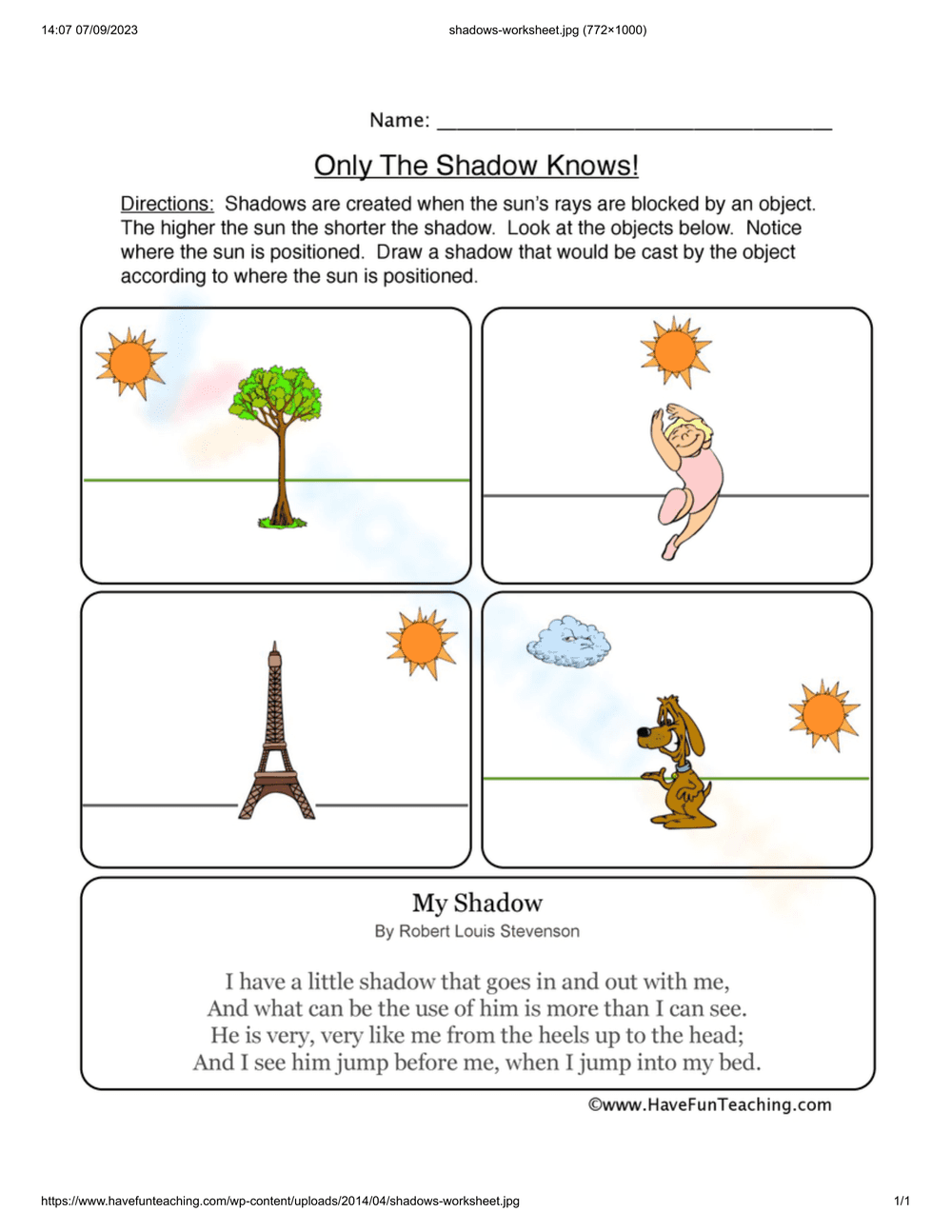 Only The Shadow Knows! - Page 1