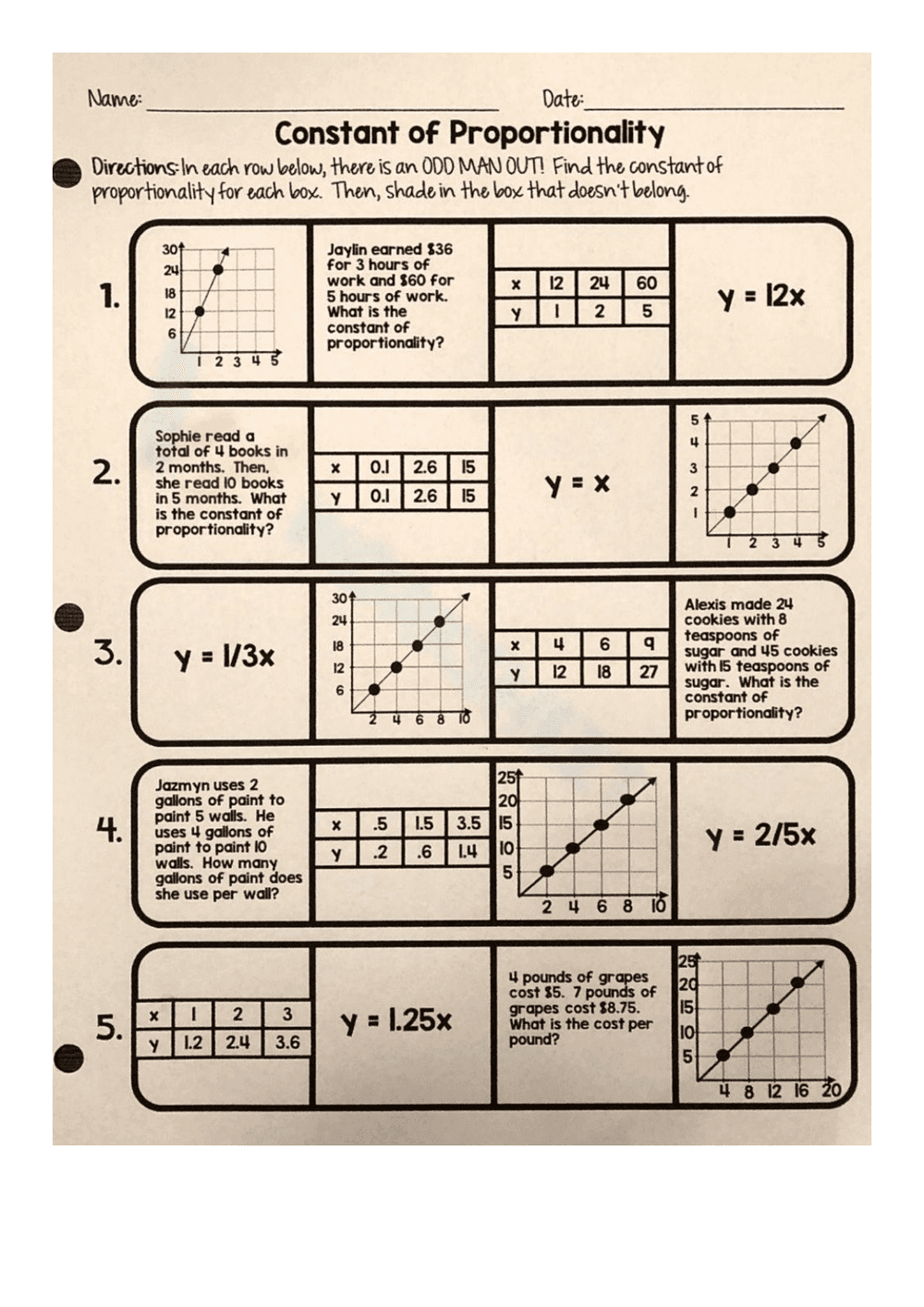 Constant of Proportionality - Odd Man Out - Page 1
