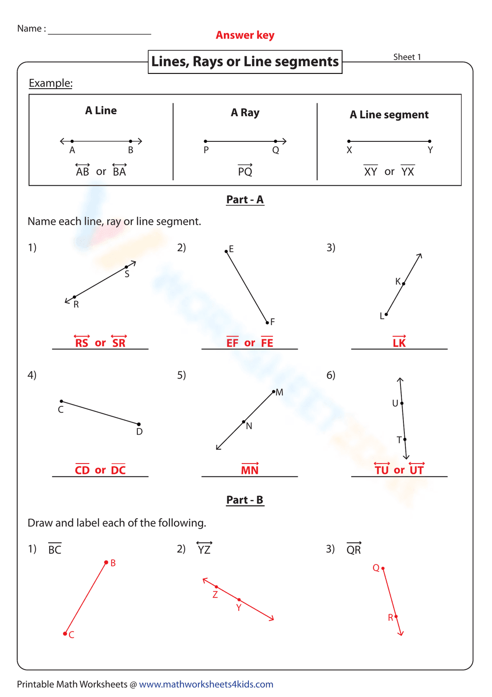 Line segments and Ray - Page 2