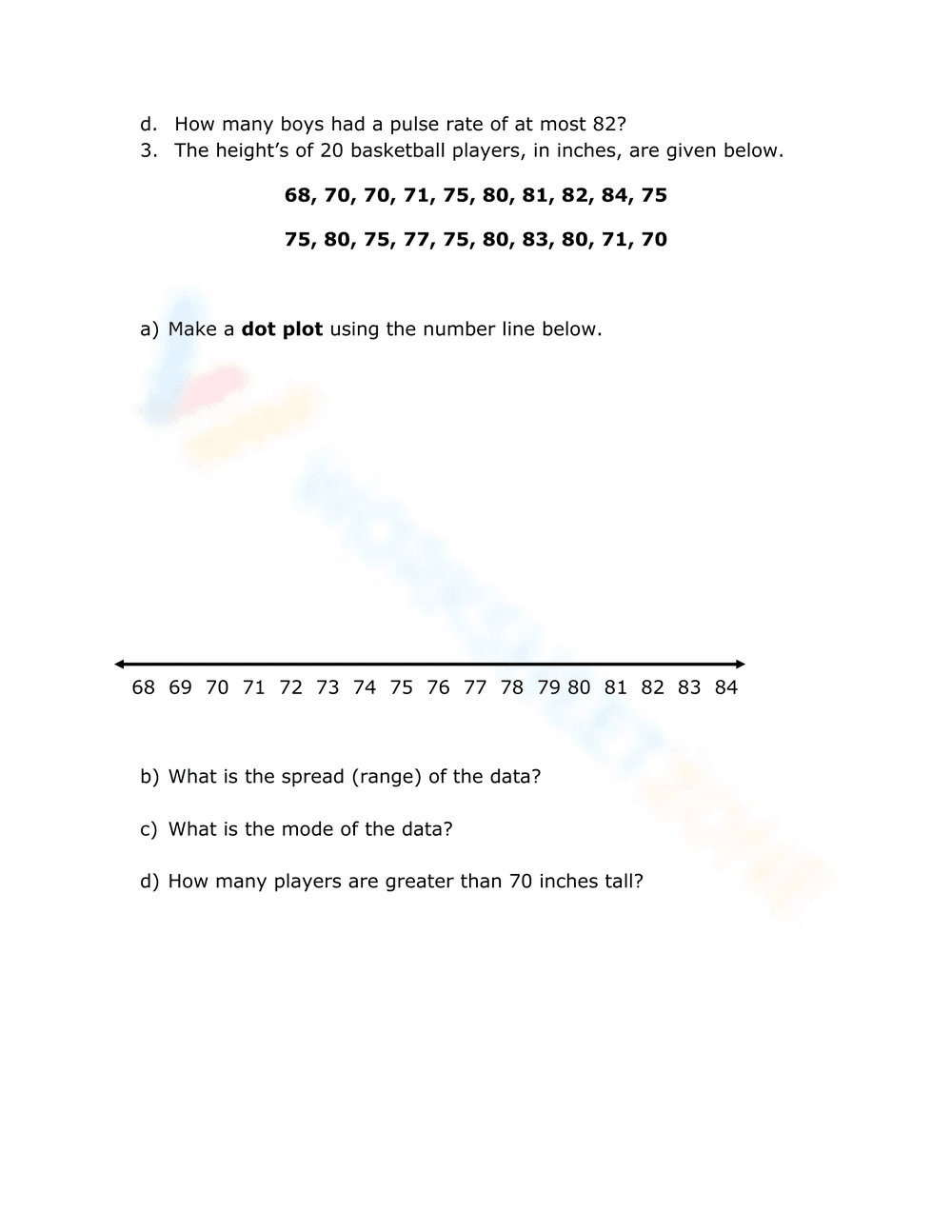 Dot Plot Exercise - Page 2
